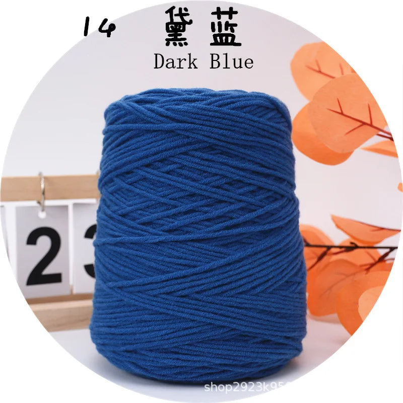 Hot Tufted Yarn Professional Yarn For Tufting Gun 8 Strands Cotton Yarn For 400g Diy Customized Rug Making Weaving Knitting Yarn