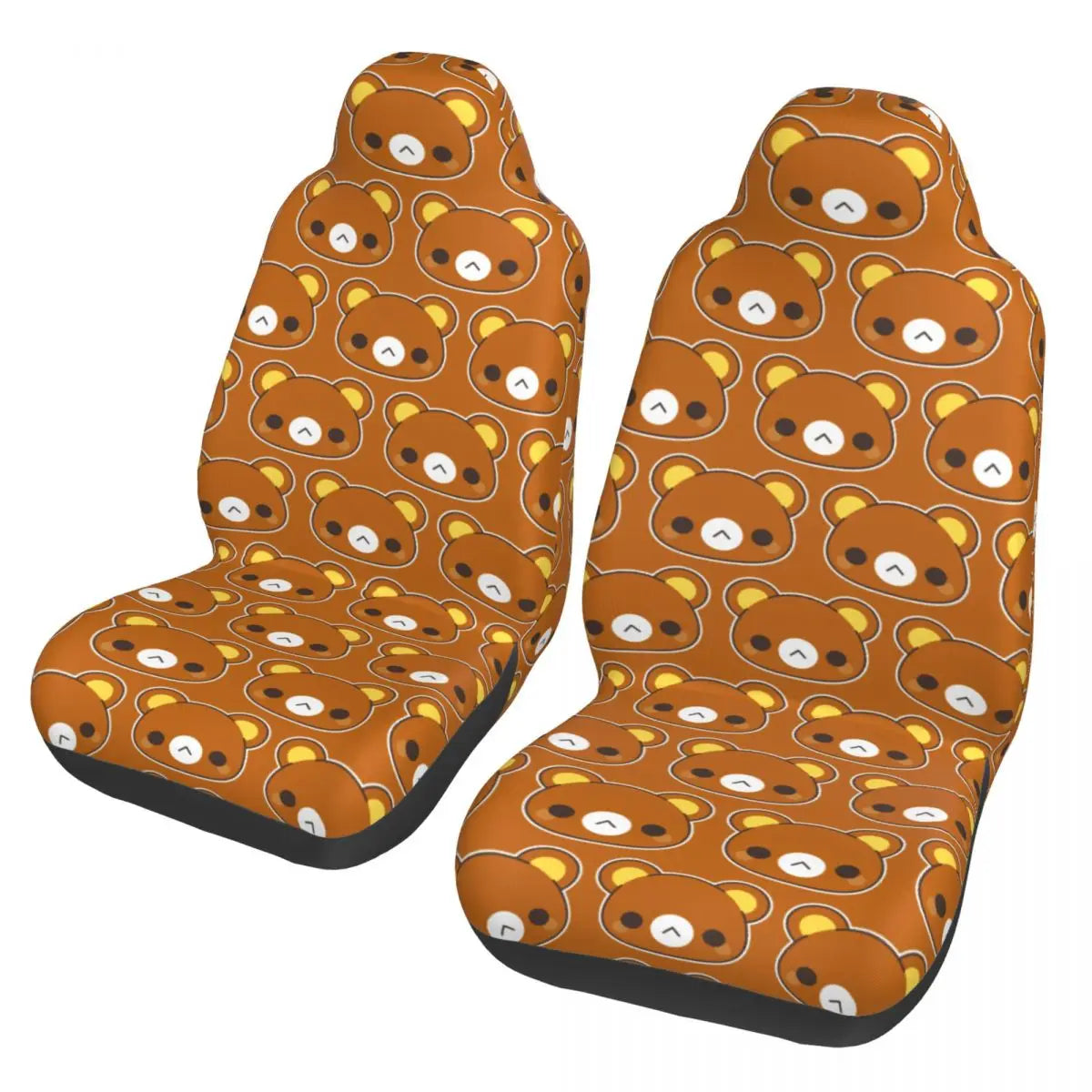 Pink Rilakkumas Zoo Universal Car Seat Covers Fiber Fishing