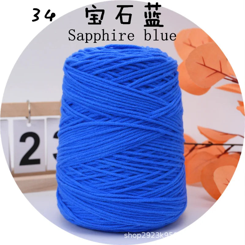 Hot Tufted Yarn Professional Yarn For Tufting Gun 8 Strands Cotton Yarn For 400g Diy Customized Rug Making Weaving Knitting Yarn