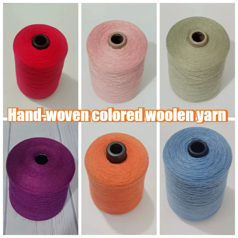 Three-strand Rabbit Down Core-spun Yarn Anti-pilling Hand-woven Close-fitting Clothing Soft 500g DIY Hand-woven Gloves Scarf