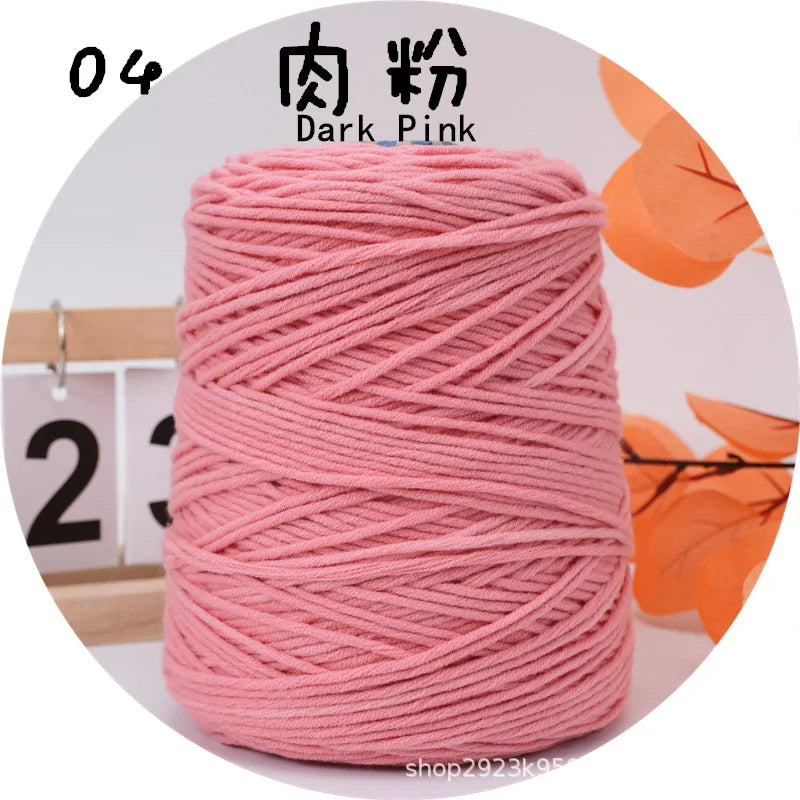 Hot Tufted Yarn Professional Yarn For Tufting Gun 8 Strands Cotton Yarn For 400g Diy Customized Rug Making Weaving Knitting Yarn
