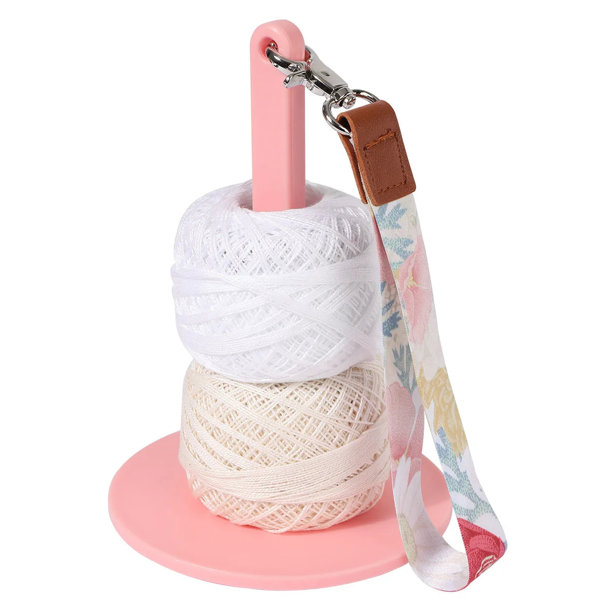 Red/lotus Root Pink/rose Red/Green/Blue Yarn Bracket/Creative Simple Portable Wrist Yarn Holder Acrylic Storage Wool Shaft