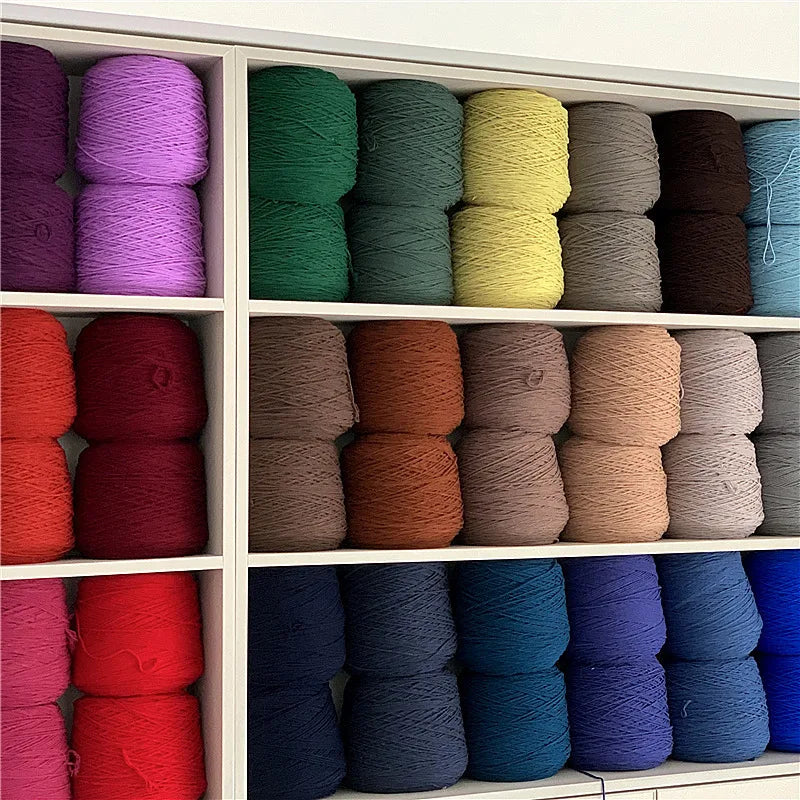 Hot Tufted Yarn Professional Yarn For Tufting Gun 8 Strands Cotton Yarn For 400g Diy Customized Rug Making Weaving Knitting Yarn