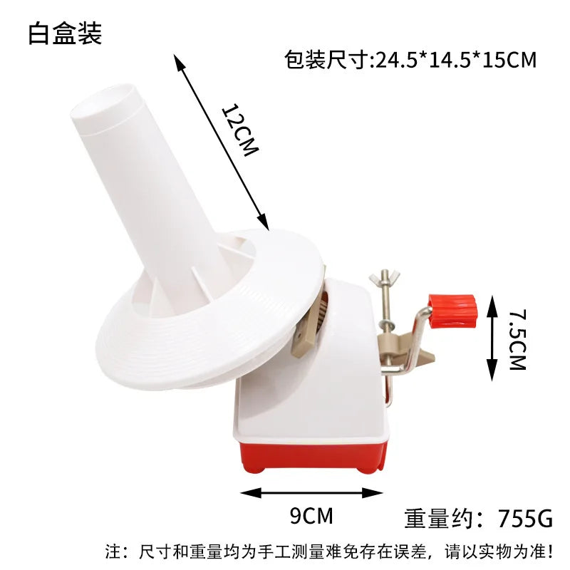Small Household Ball Sorting Manual Hand Cranked Yarn Weaving And Winding Machine