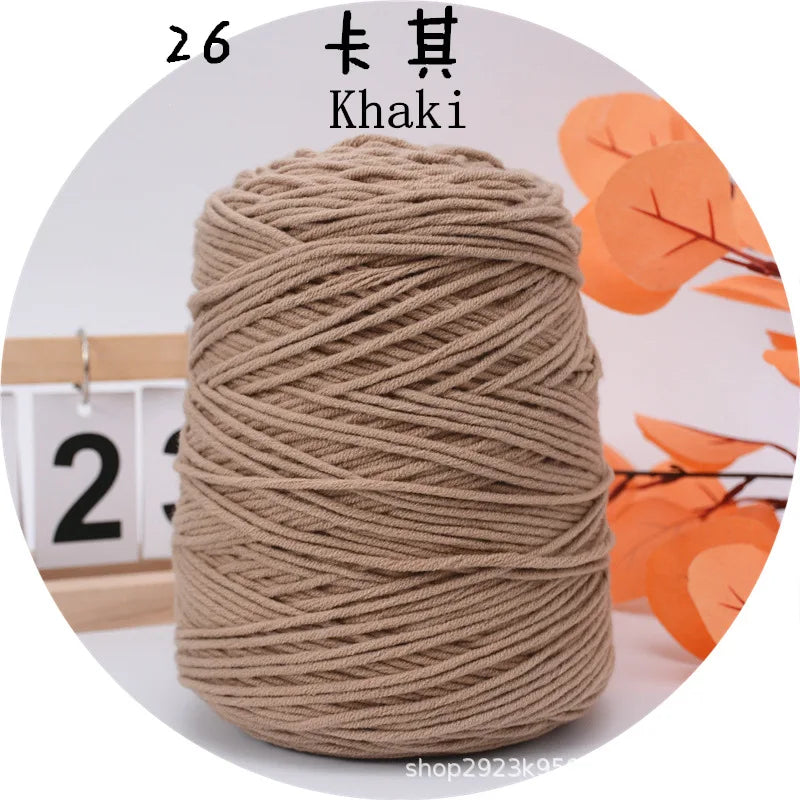 Hot Tufted Yarn Professional Yarn For Tufting Gun 8 Strands Cotton Yarn For 400g Diy Customized Rug Making Weaving Knitting Yarn