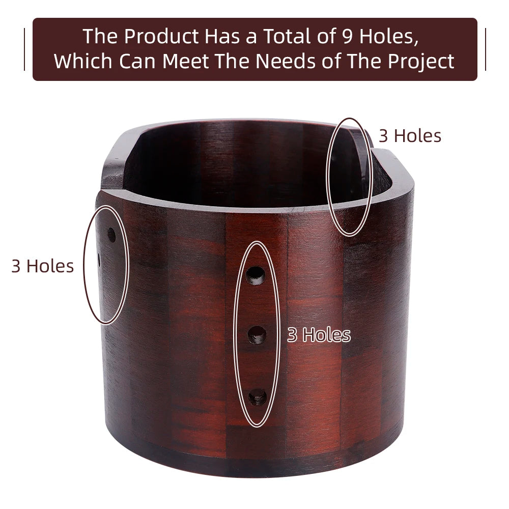 Large Capacity Wooden Yarn Bowl, Perfect for DIY Knitting & Crochet Projects, Ideal Home Storage Solution, Knitting Lovers Gift