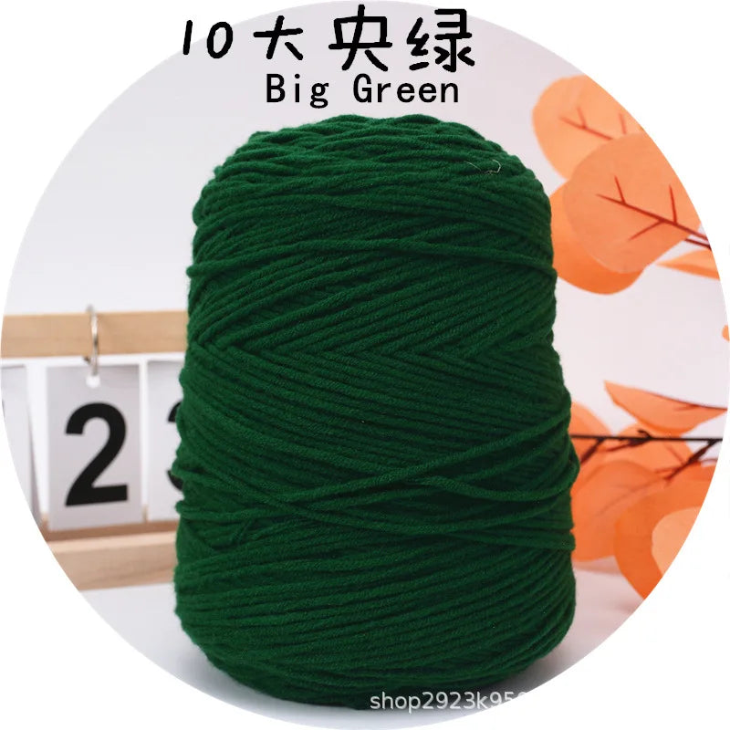 Hot Tufted Yarn Professional Yarn For Tufting Gun 8 Strands Cotton Yarn For 400g Diy Customized Rug Making Weaving Knitting Yarn
