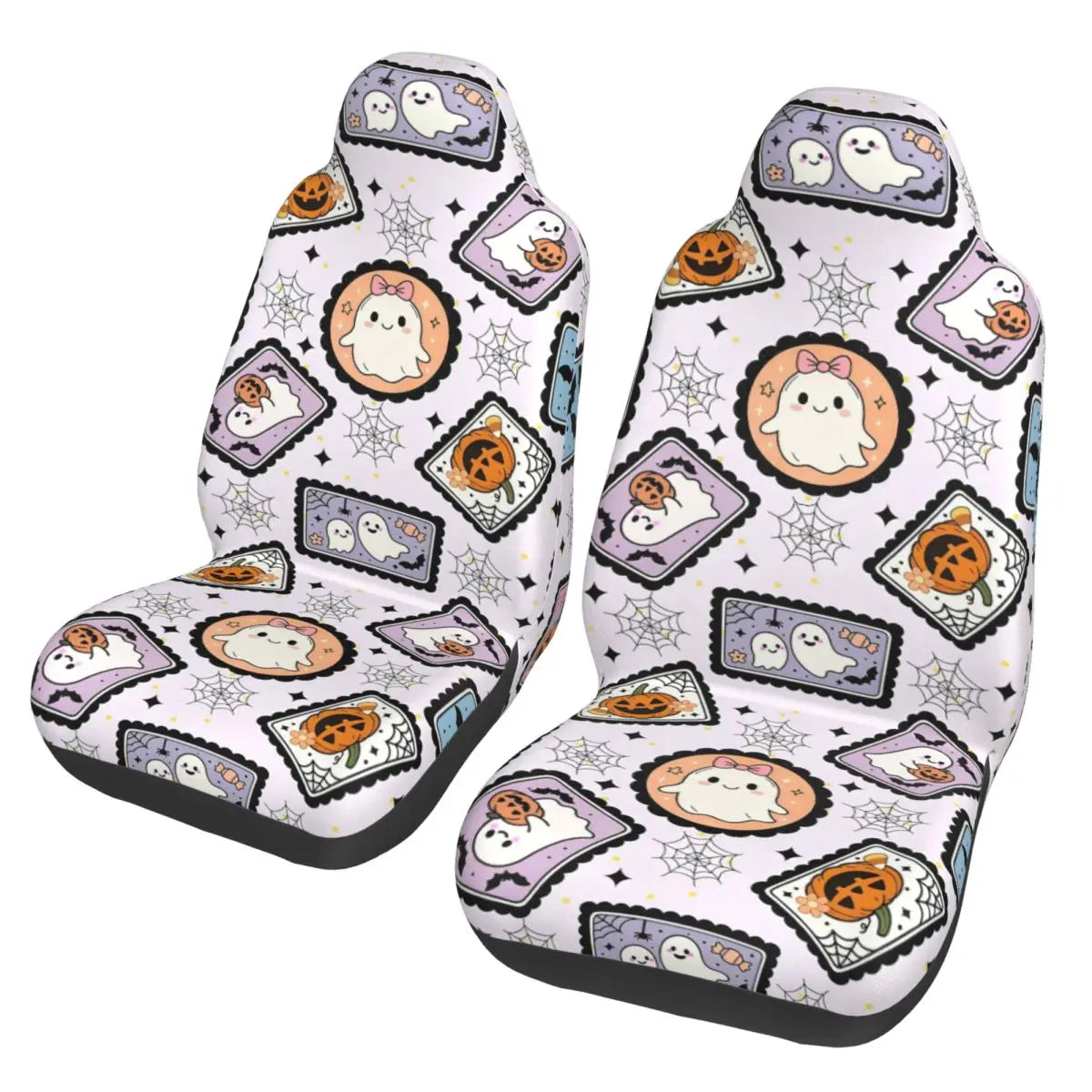 Pink Halloween Universal Car Seat Cover