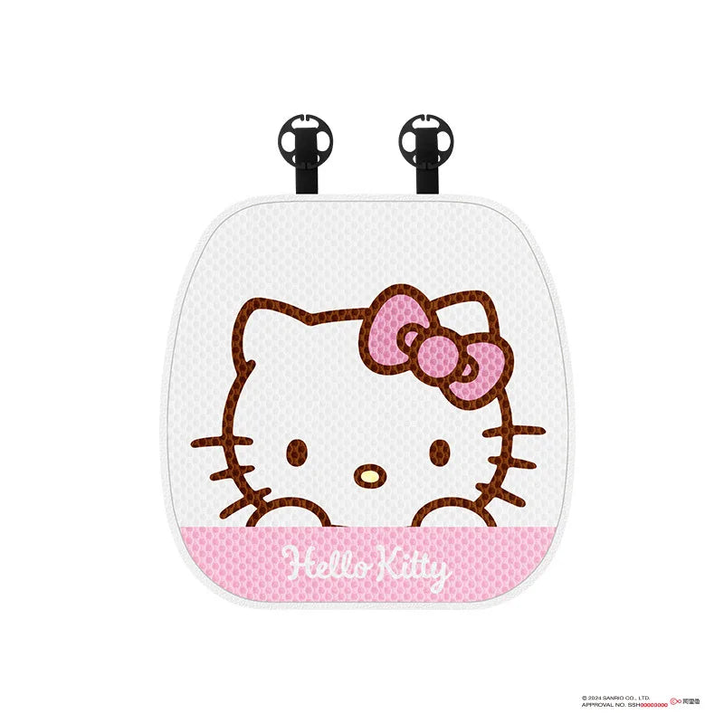 Hello Kitty Car Seat Covers Four Seasons Front/Rear Seat Protector Car Seat Cushion Pad Mat Auto Interior Accessories Universal