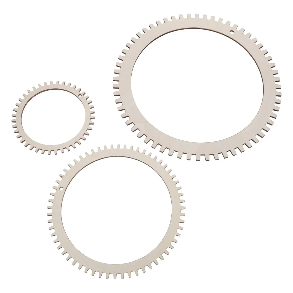 3Pcs Wooden Round Gear Loom Set DIY Hand Weaving Kit for Tapestry Rug Craft Knitting Tool Woven Hanging Decor Yarn Weaving Kit