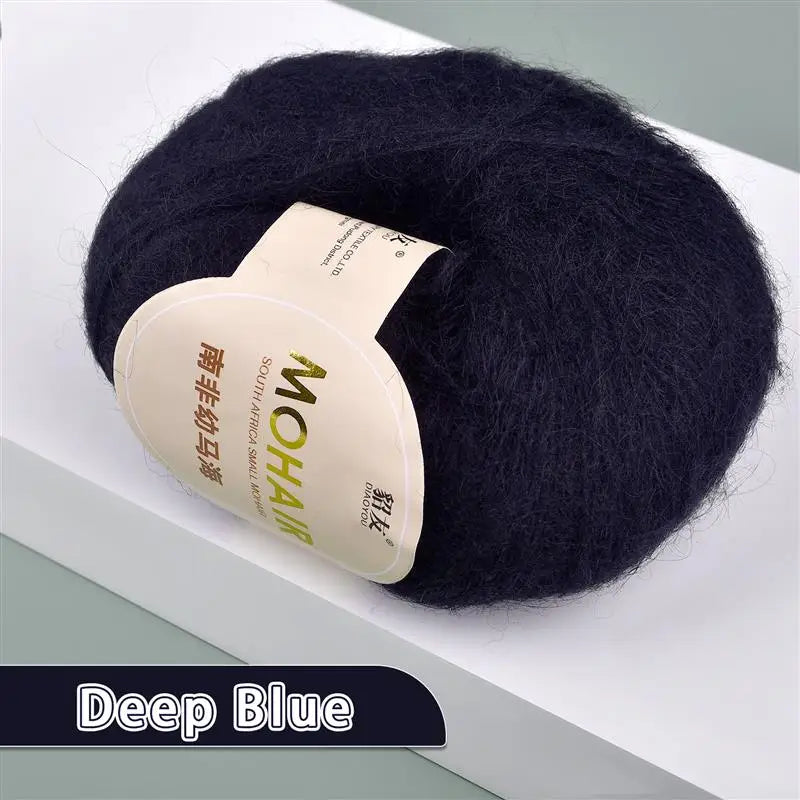 35colors 25g/Pc Mohair Yarn Extra Soft Warm Baby Wool Crochet Yarn For Hand Knitting Sweater Shawl Scarf DIY Material Supplies