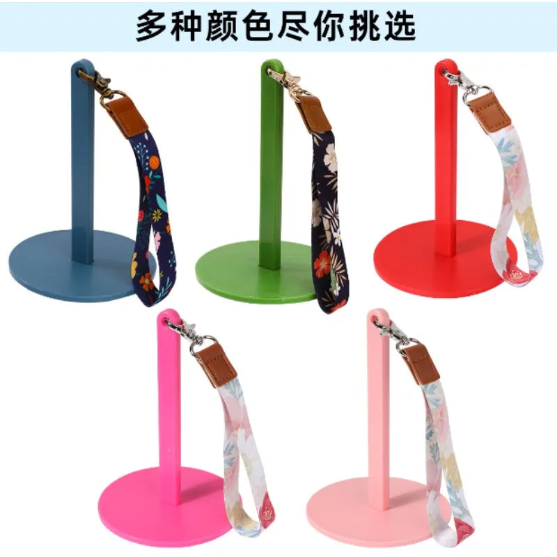 Red/lotus Root Pink/rose Red/Green/Blue Yarn Bracket/Creative Simple Portable Wrist Yarn Holder Acrylic Storage Wool Shaft