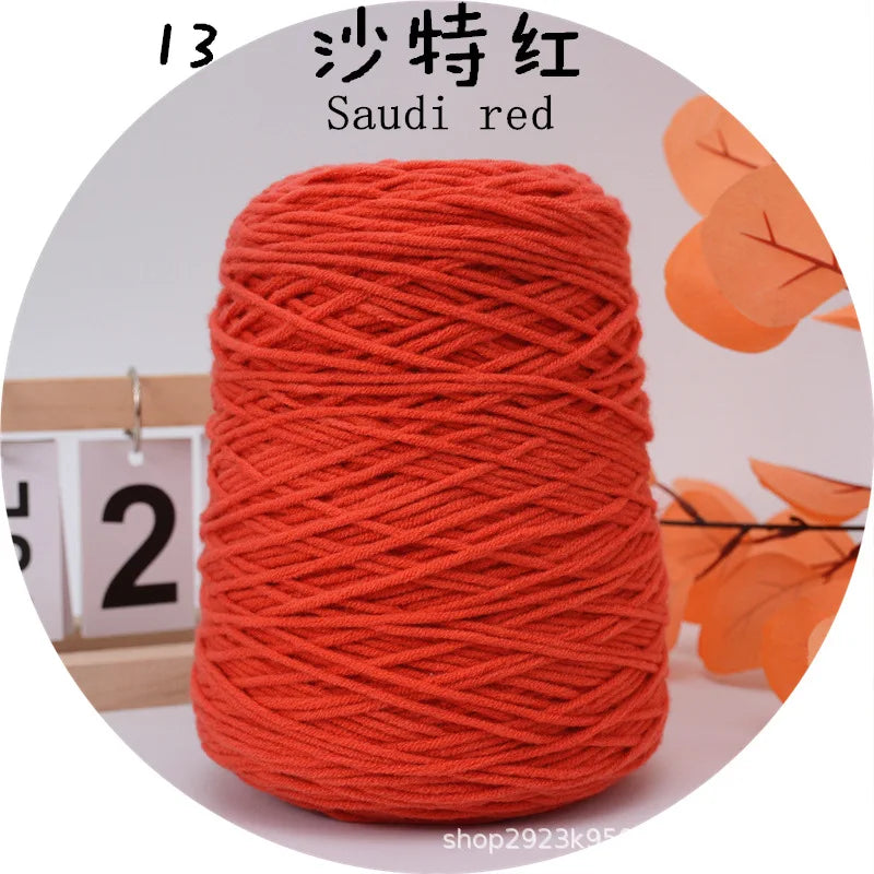 Hot Tufted Yarn Professional Yarn For Tufting Gun 8 Strands Cotton Yarn For 400g Diy Customized Rug Making Weaving Knitting Yarn