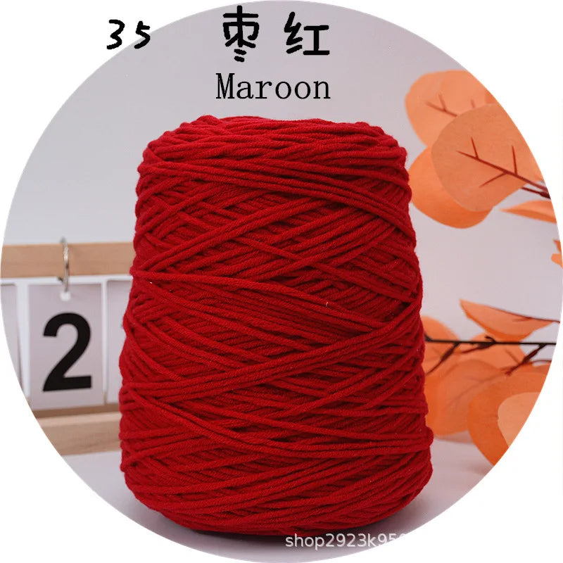 Hot Tufted Yarn Professional Yarn For Tufting Gun 8 Strands Cotton Yarn For 400g Diy Customized Rug Making Weaving Knitting Yarn