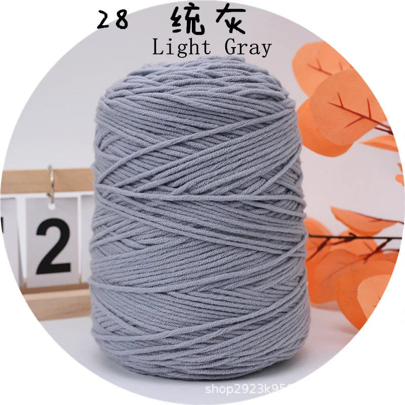Hot Tufted Yarn Professional Yarn For Tufting Gun 8 Strands Cotton Yarn For 400g Diy Customized Rug Making Weaving Knitting Yarn