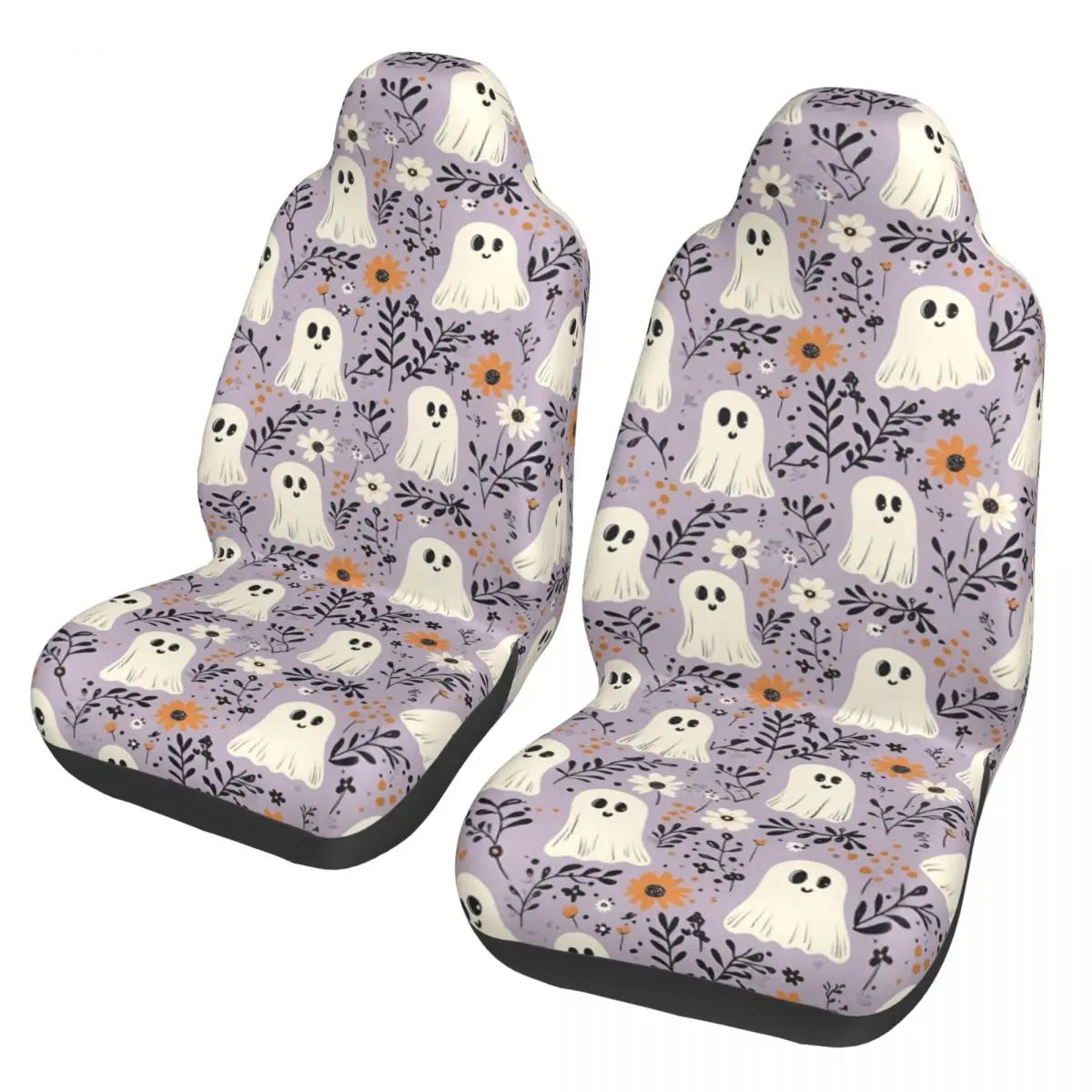 Pink Halloween Universal Car Seat Cover