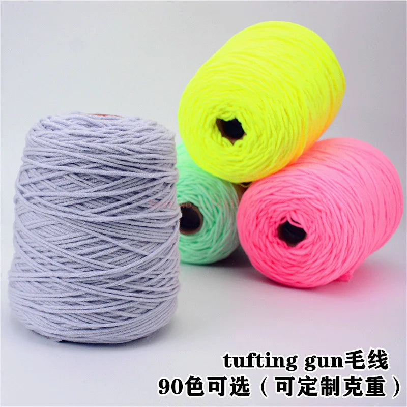 Hot Tufted Yarn Professional Yarn For Tufting Gun 8 Strands Cotton Yarn For 400g Diy Customized Rug Making Weaving Knitting Yarn