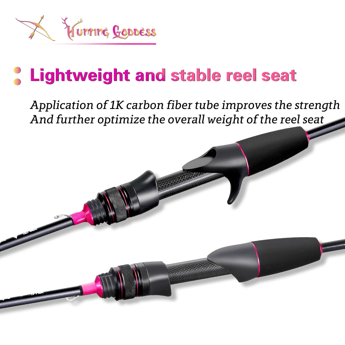 Hunting Goddess 1.35/1.5/1.68/1.8m 5 Feet UL Supper Light Pink