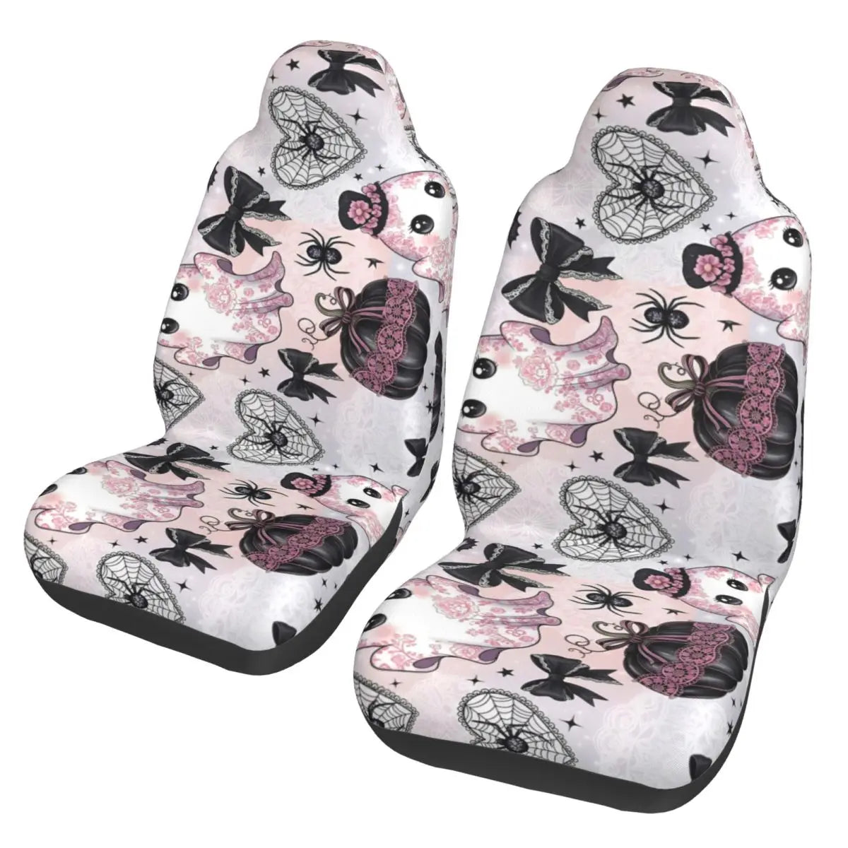 Pink Halloween Universal Car Seat Cover
