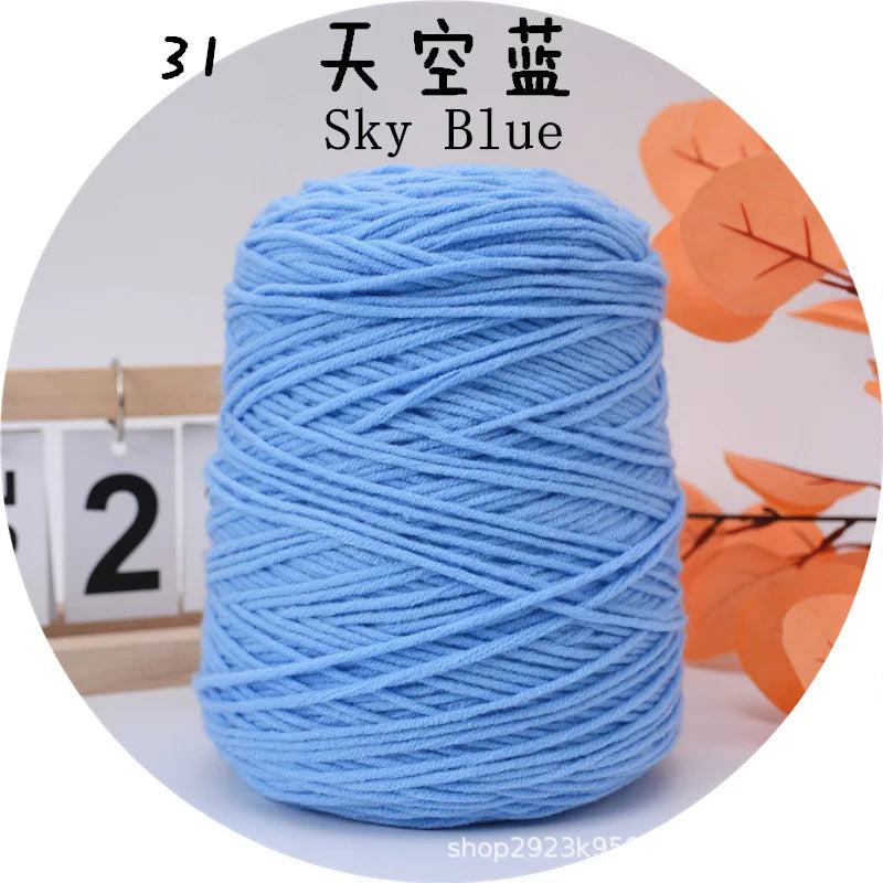 Hot Tufted Yarn Professional Yarn For Tufting Gun 8 Strands Cotton Yarn For 400g Diy Customized Rug Making Weaving Knitting Yarn