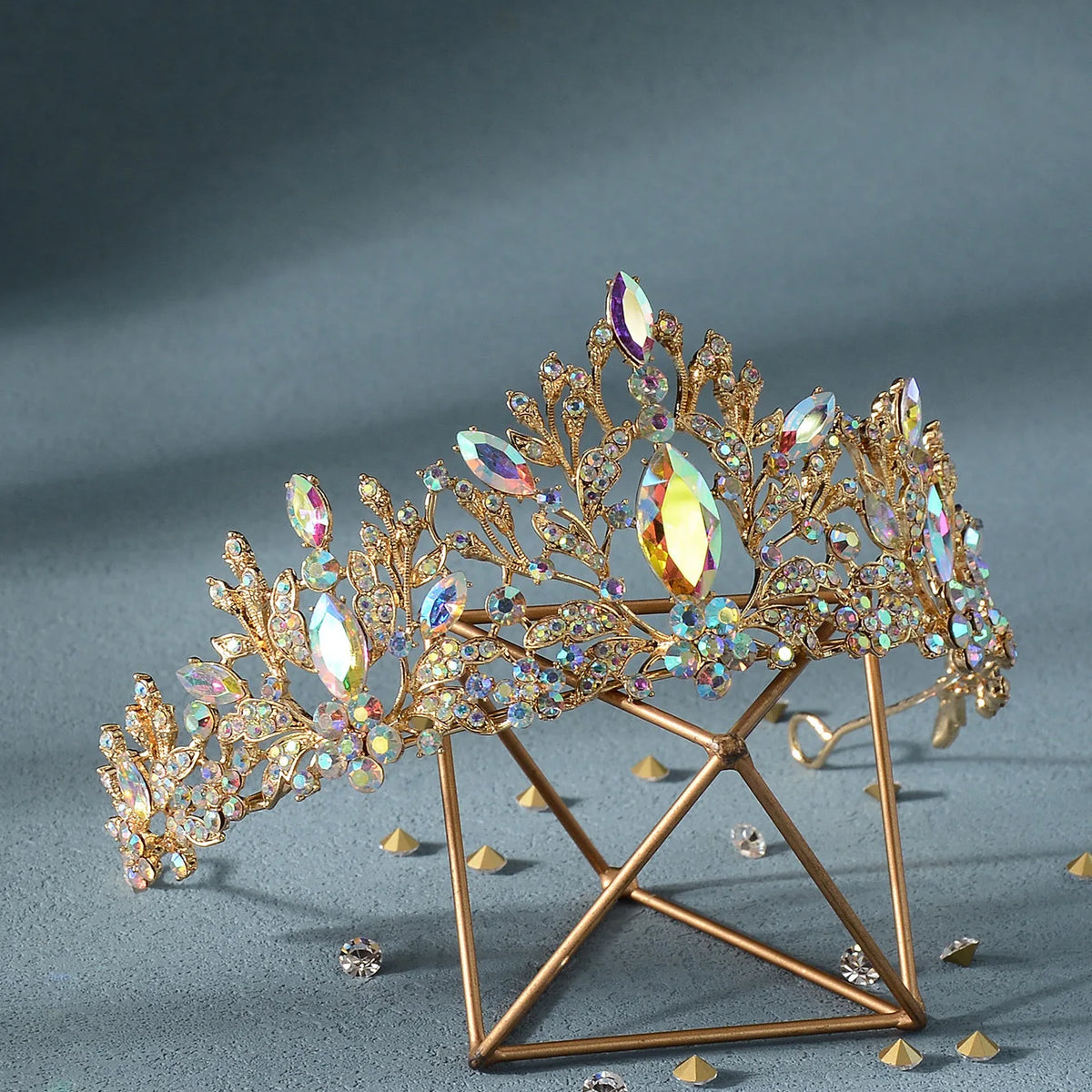 Children's little princess crown hairpin, birthday performance decorative headdress, bridal headdress with high quality
