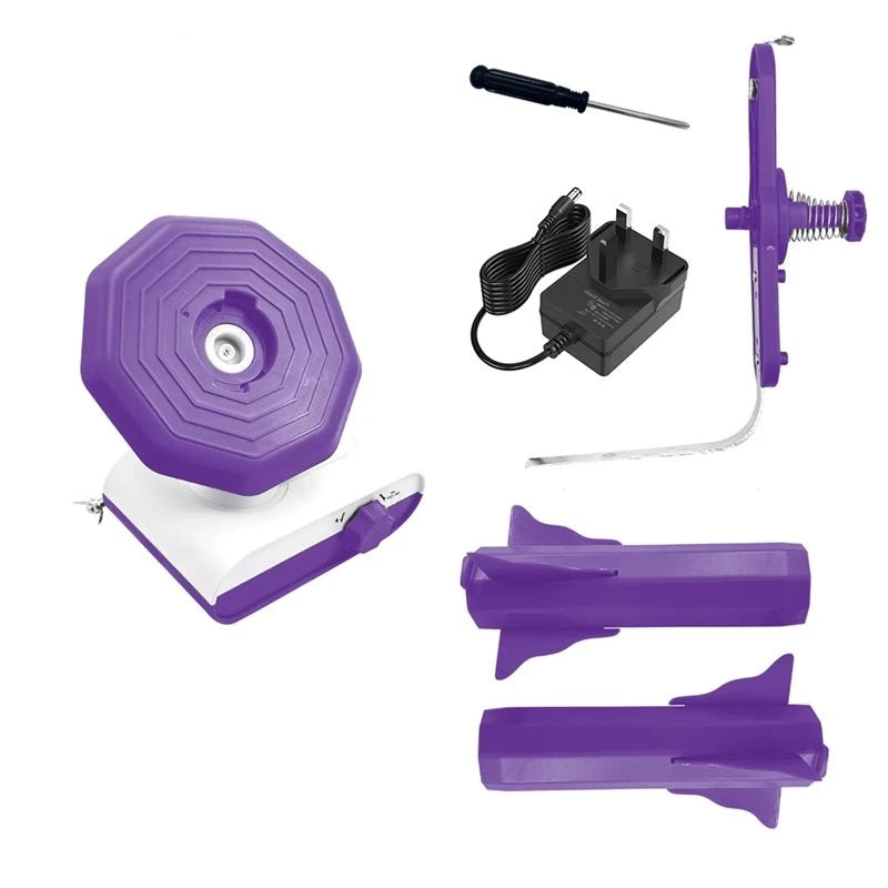 Dual Roller, 5.0 Upgraded For Crocheting Electric Yarn Winder, Super Strong Tension Ideal For Home Studio-AT30