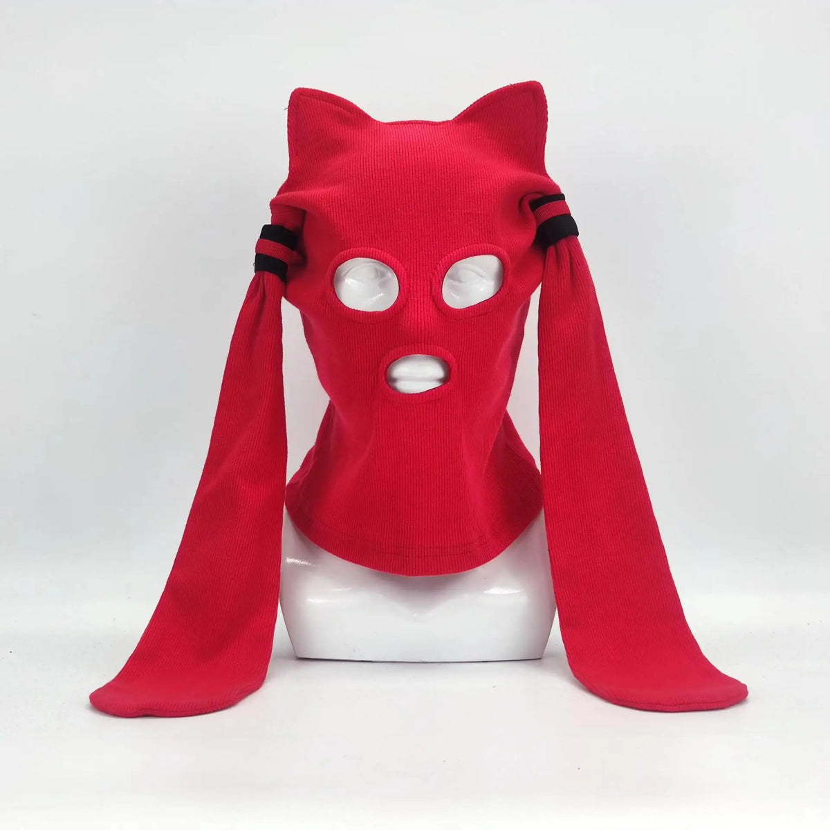 2024 New Anime Hatsune Miku Figure Kawaii Woolen yarn Kidnapper Headgear Game Anime hat Cosplay mask Funny Cosplay props Gifts