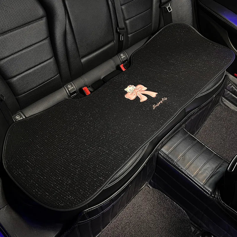 Hello Kitty Car Seat Cover Breathable Pad Mat For Auto Chair Cushion Car Front Seat Cover Four Seasons Anti Slip Mat