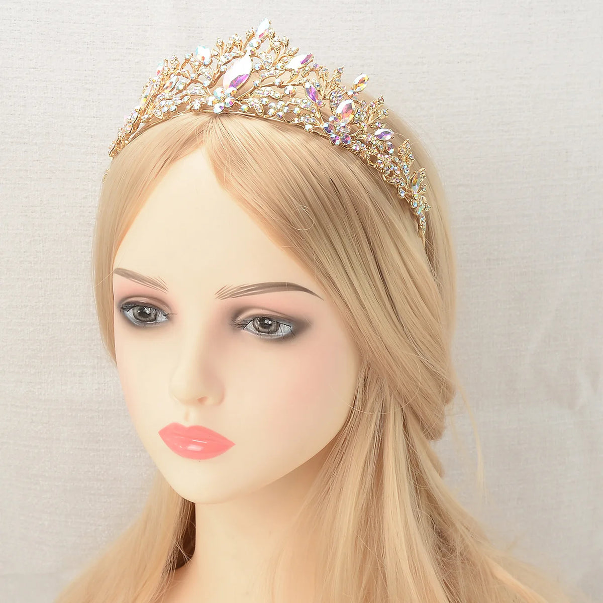 Children's little princess crown hairpin, birthday performance decorative headdress, bridal headdress with high quality