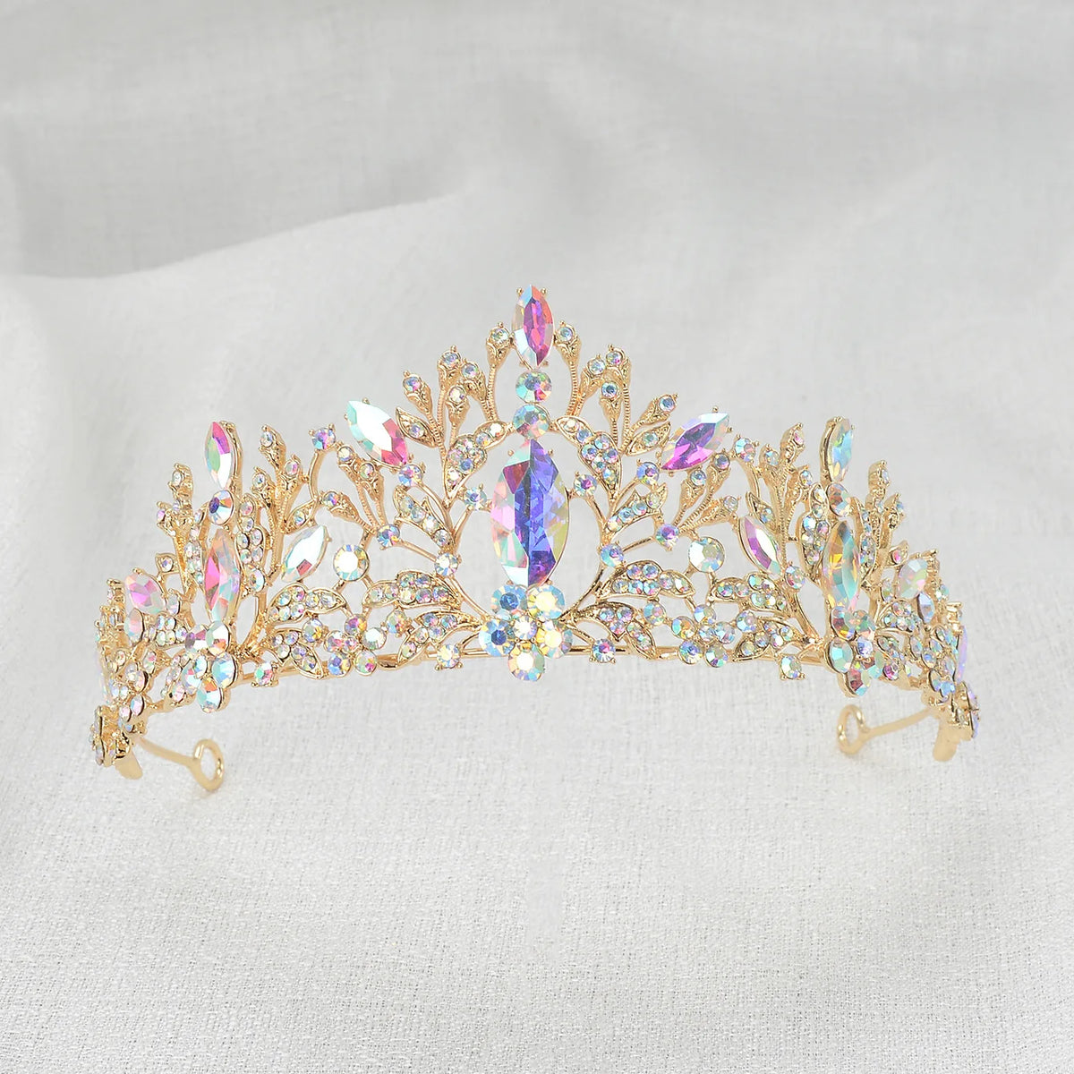 Children's little princess crown hairpin, birthday performance decorative headdress, bridal headdress with high quality