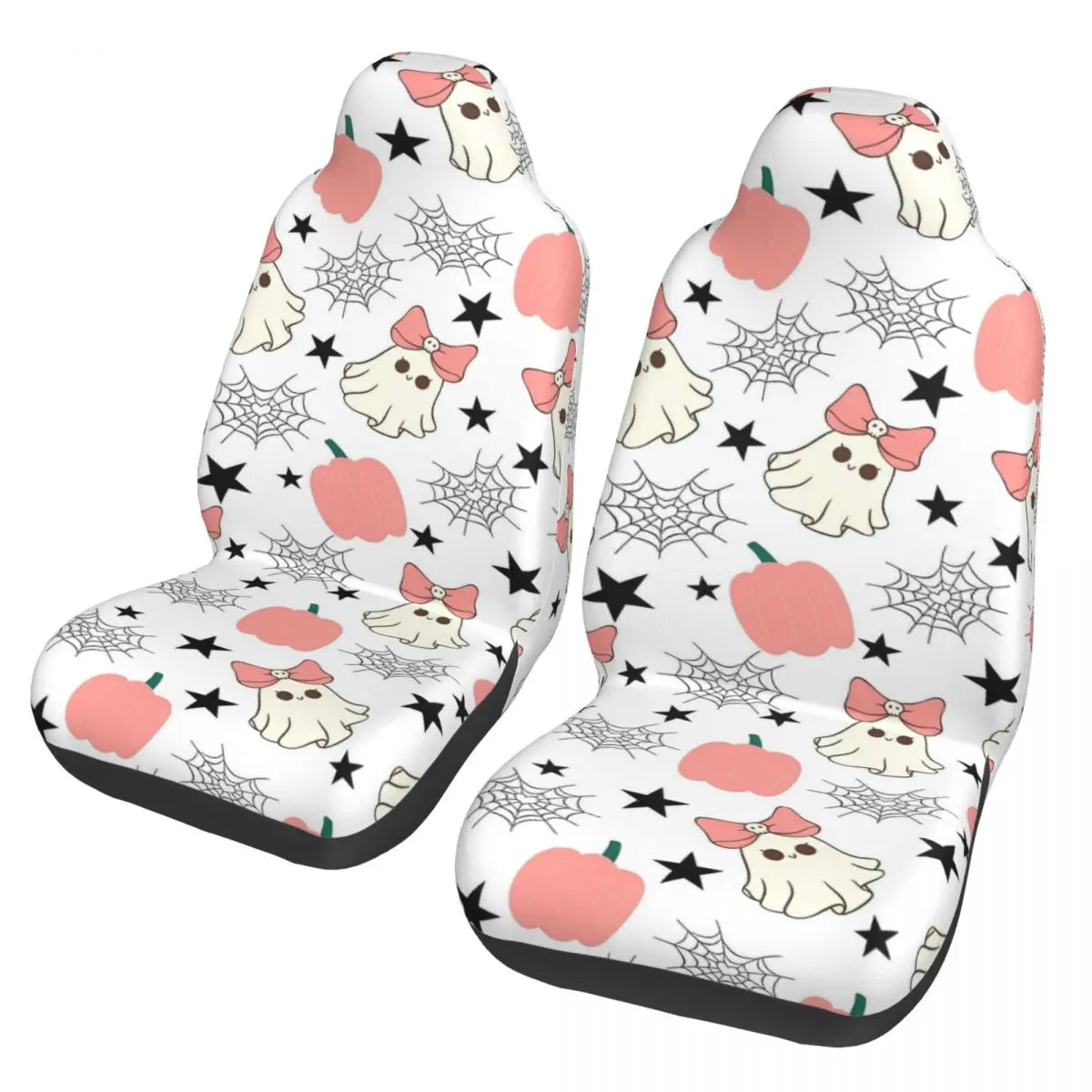 Pink Halloween Universal Car Seat Cover