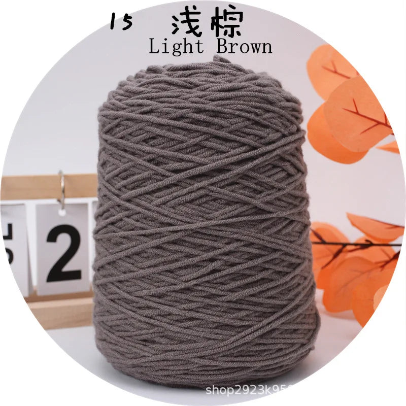 Hot Tufted Yarn Professional Yarn For Tufting Gun 8 Strands Cotton Yarn For 400g Diy Customized Rug Making Weaving Knitting Yarn