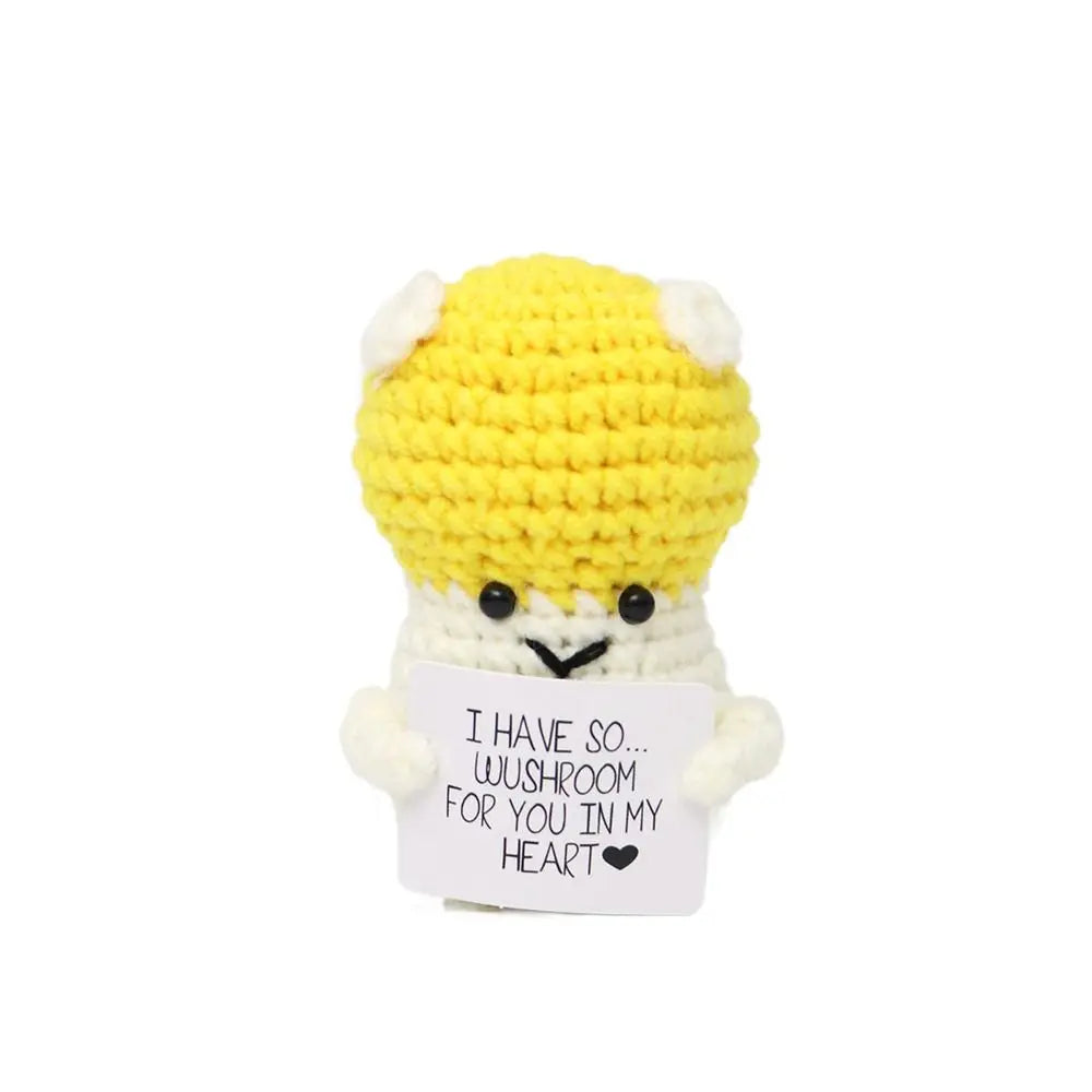 Knitted Positive Energy Potato Vegetable Fruit Pendant Knitting Wool Yarn Hand-Stitche Potato Potato Hug Pocket