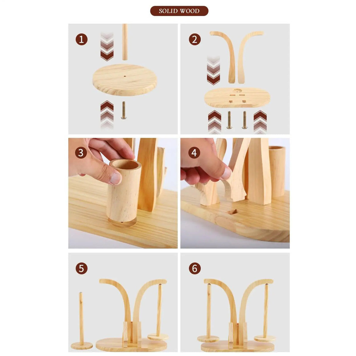 Yarn Holder For Crocheting Magnetic Yarn Holder For Knitting And Crocheting Wooden Spinner Stand Dispenser For Birthdays