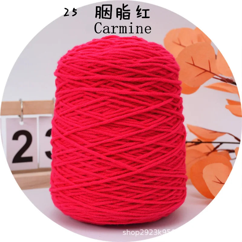 Hot Tufted Yarn Professional Yarn For Tufting Gun 8 Strands Cotton Yarn For 400g Diy Customized Rug Making Weaving Knitting Yarn
