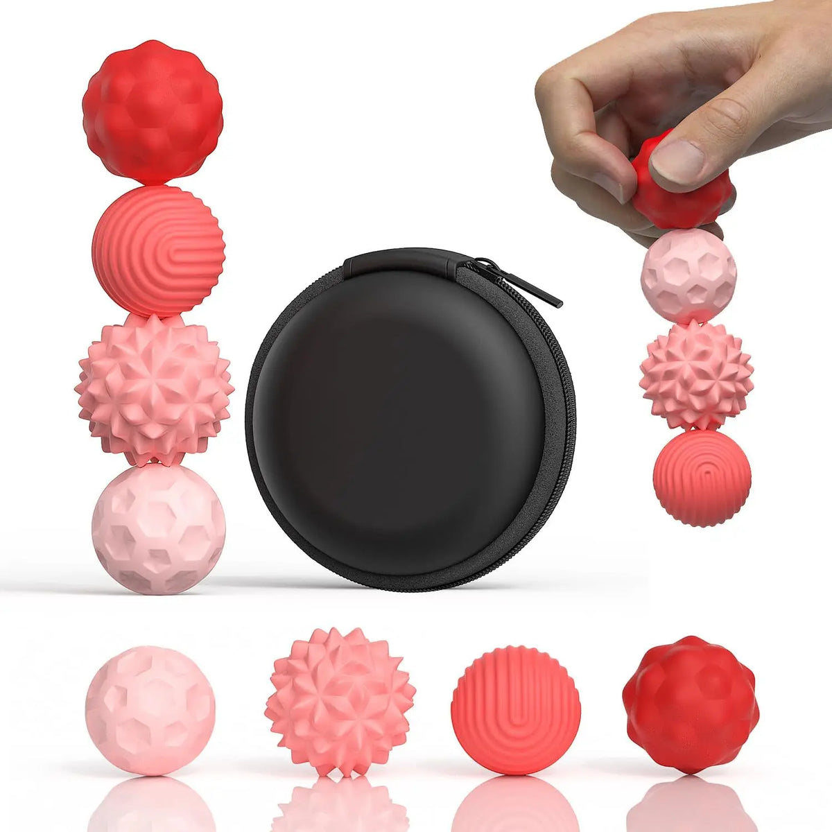 Silicone Magnetic Sensory Balls Fidget Toy Worry Balls Autism Calming Fidgeting Toys Anxiety Relief Stress Sensory Toy